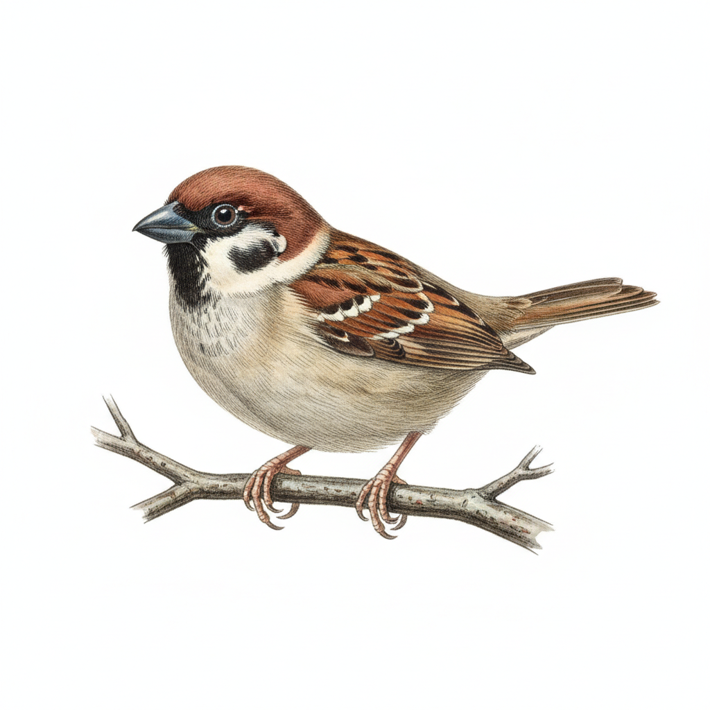 Eurasian Tree Sparrow